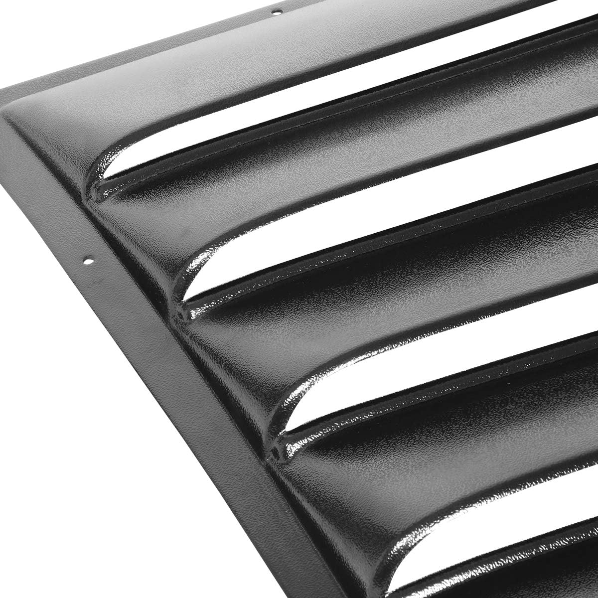 Auto Dynasty Rear Window ABS Vent Louver Style Windshield Sun Shade Cover Compatible with Dodge Charger 06-10
