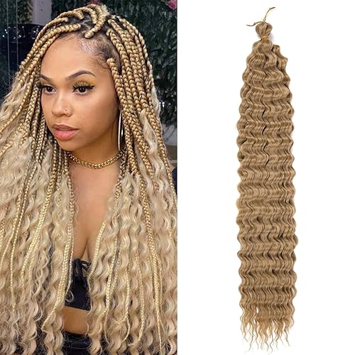 Ocean Wave Crochet Hair 30 inch 1 Pack Long Honey