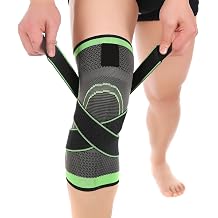 Knee Sleeve, Knee Pads Compression Fit Support -for Joint Pain and Arthritis Relief, Improved Circulation Compression - Wear Anywhere - Single XXL