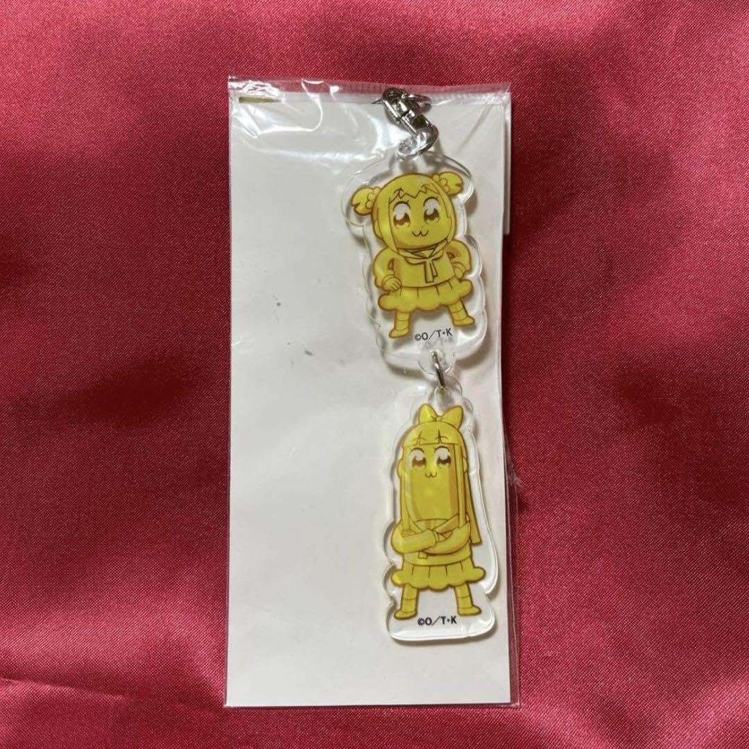 팝팀에픽 포푸코피피미 더블로우 키체인 골든골드-Freehip.co.kr