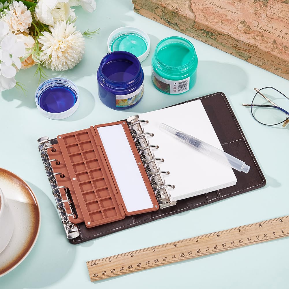 PLIGREAT Juego de cuaderno de bocetos portátil de acuarela para artistas y