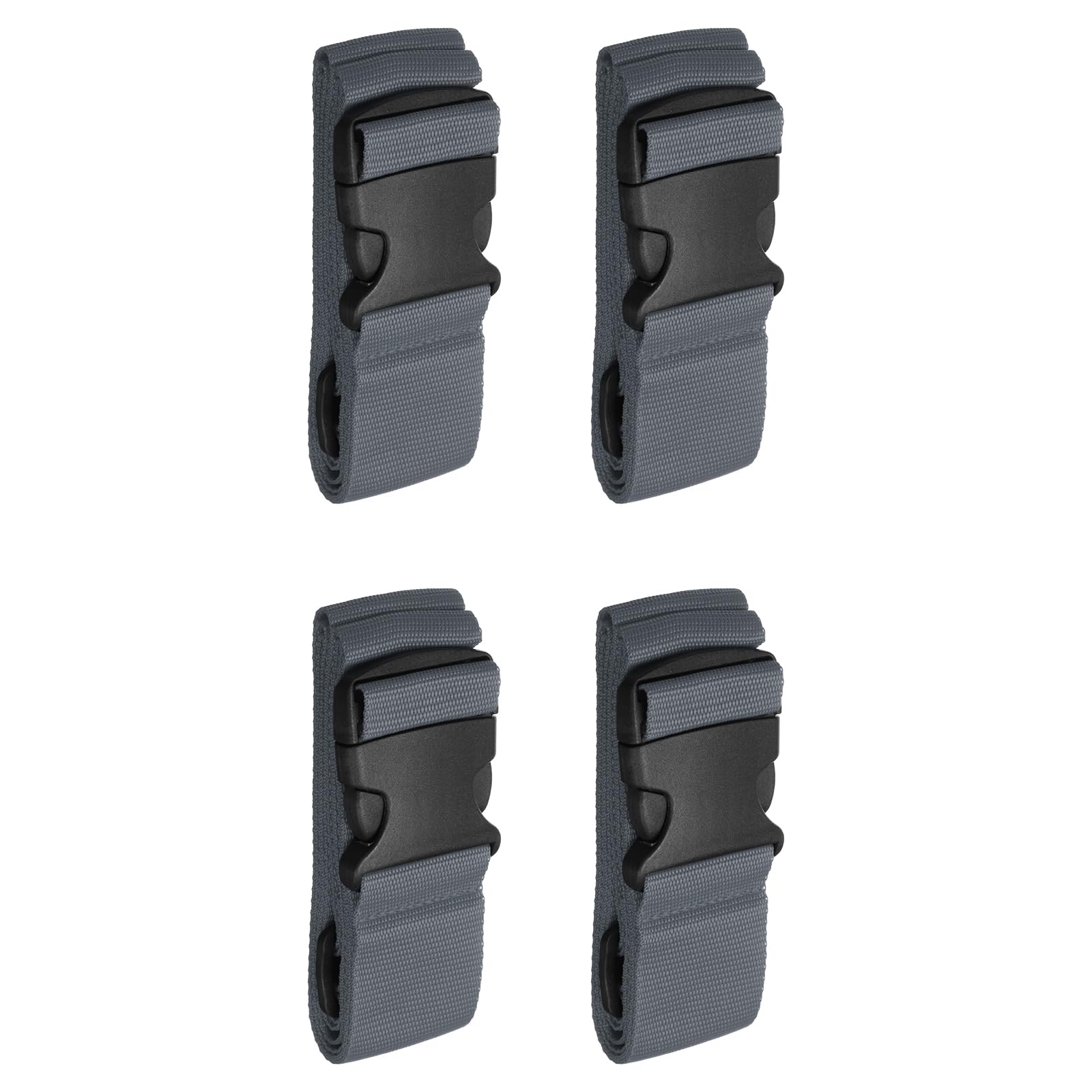 HARFINGTON 4pcs Luggage Straps Adjustable Buckle Luggage Connector Straps Nylon Suitcase Belt Strap Luggage Connect Attachment Accessories for Luggage
