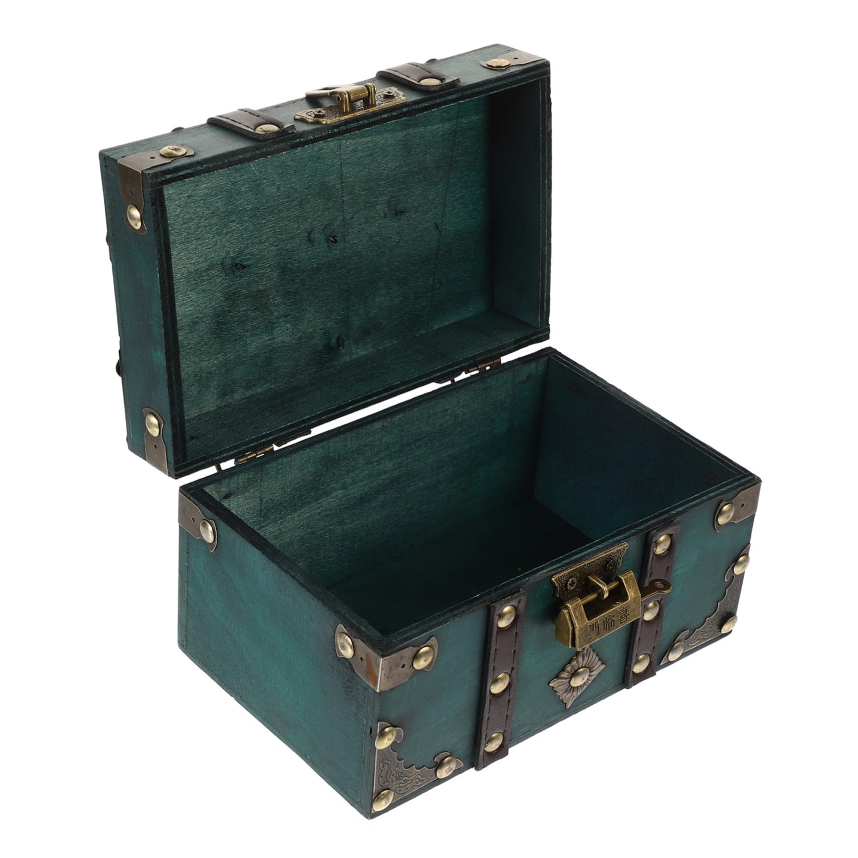 Boîte à monnaie en bois vintage pour organiser vos bijoux précieux sur la coiffeuse