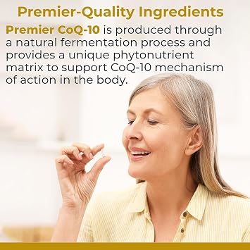 Premier Research Labs CoQ10 - Coenzyme Q10, Co Q 10 Supplement, 100mg Capsules, Ubiquinol Co Enzyme Q-10 with Red Algae & MCT Oil - 50 Vegetarian Capsules