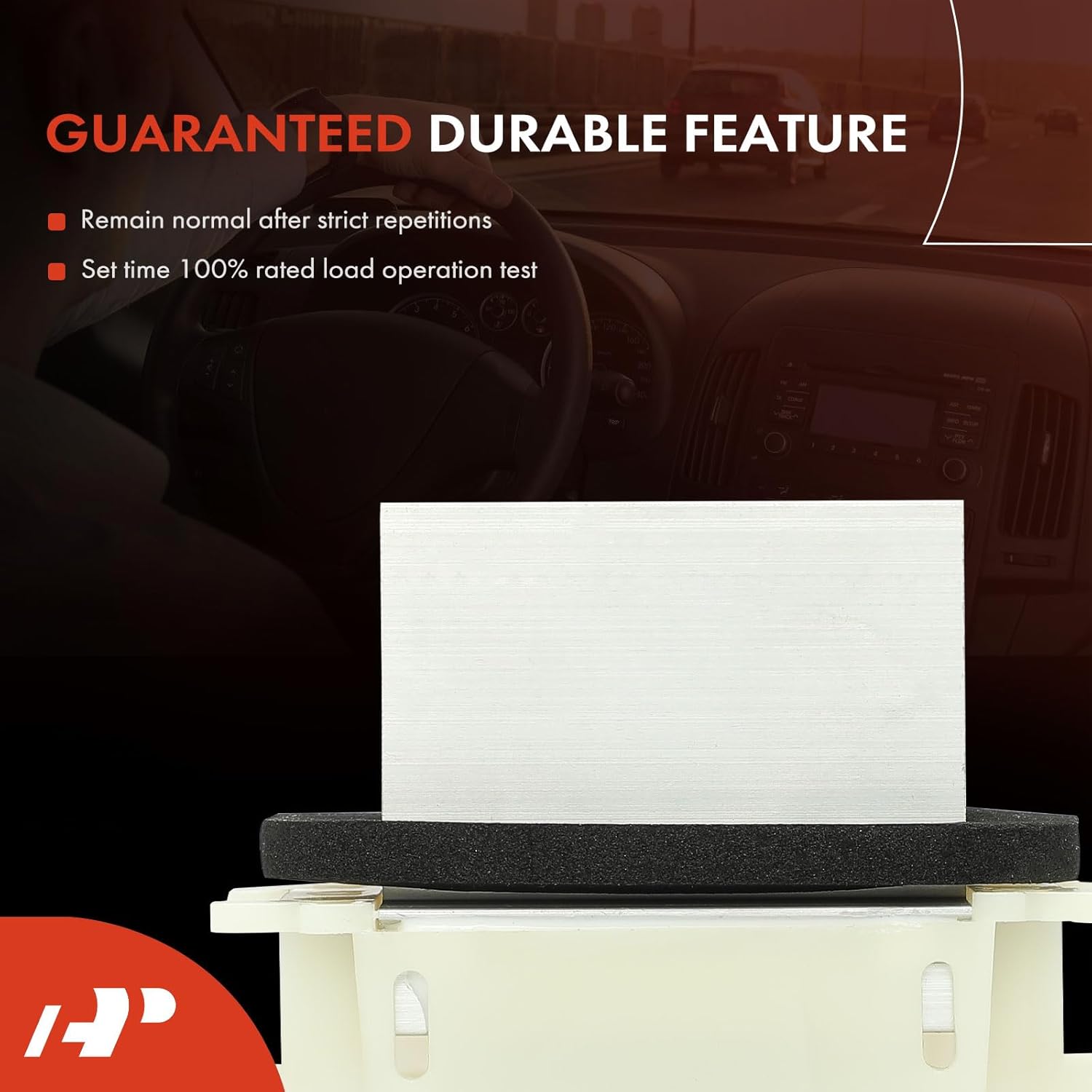 A-Premium Front HVAC Blower Motor Resistor Compatible with Ford Explorer, Escape, Mustang, Taurus, Flex, F-250 Super Duty, Expedition, F-350 Super Duty, Five Hundred & Lincoln MKS & Mercury Mariner