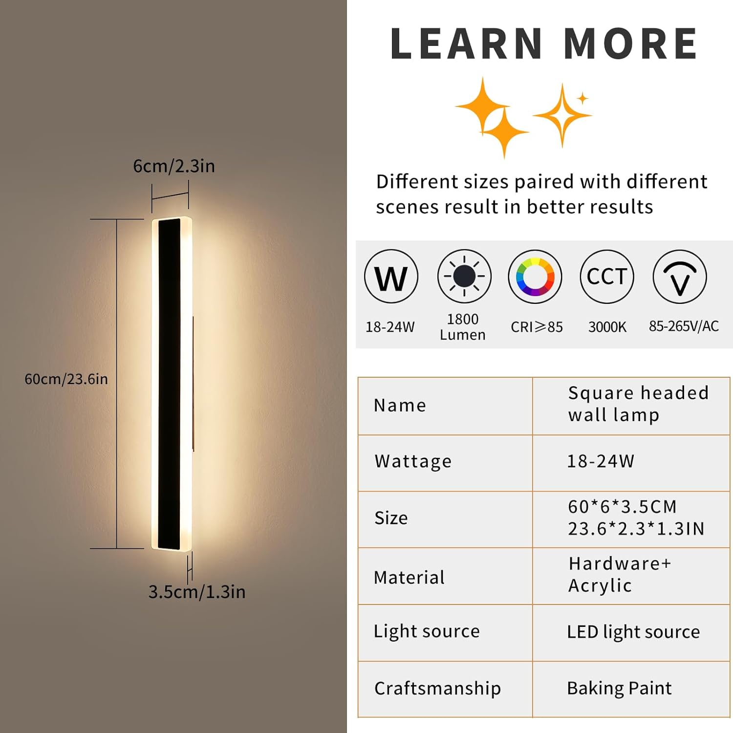 Illuminate Your Space: Mikeru 2Pack Modern Black Linear Wall Lights Review