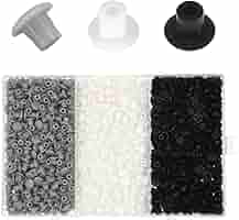 900 Tappi Plastica 5mm Per Fori - Nero, Bianco, Grigio Per Mobili - Foto 8