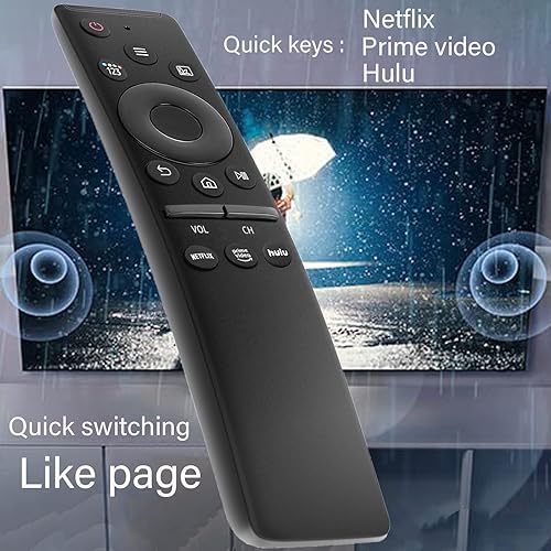 Miniatura 2 de Paquete de 2 Nuevo control remoto universal para todos los controles remotos de Samsung TV, compatible con Samsung Frame Crystal UHD Neo QLED OLED
