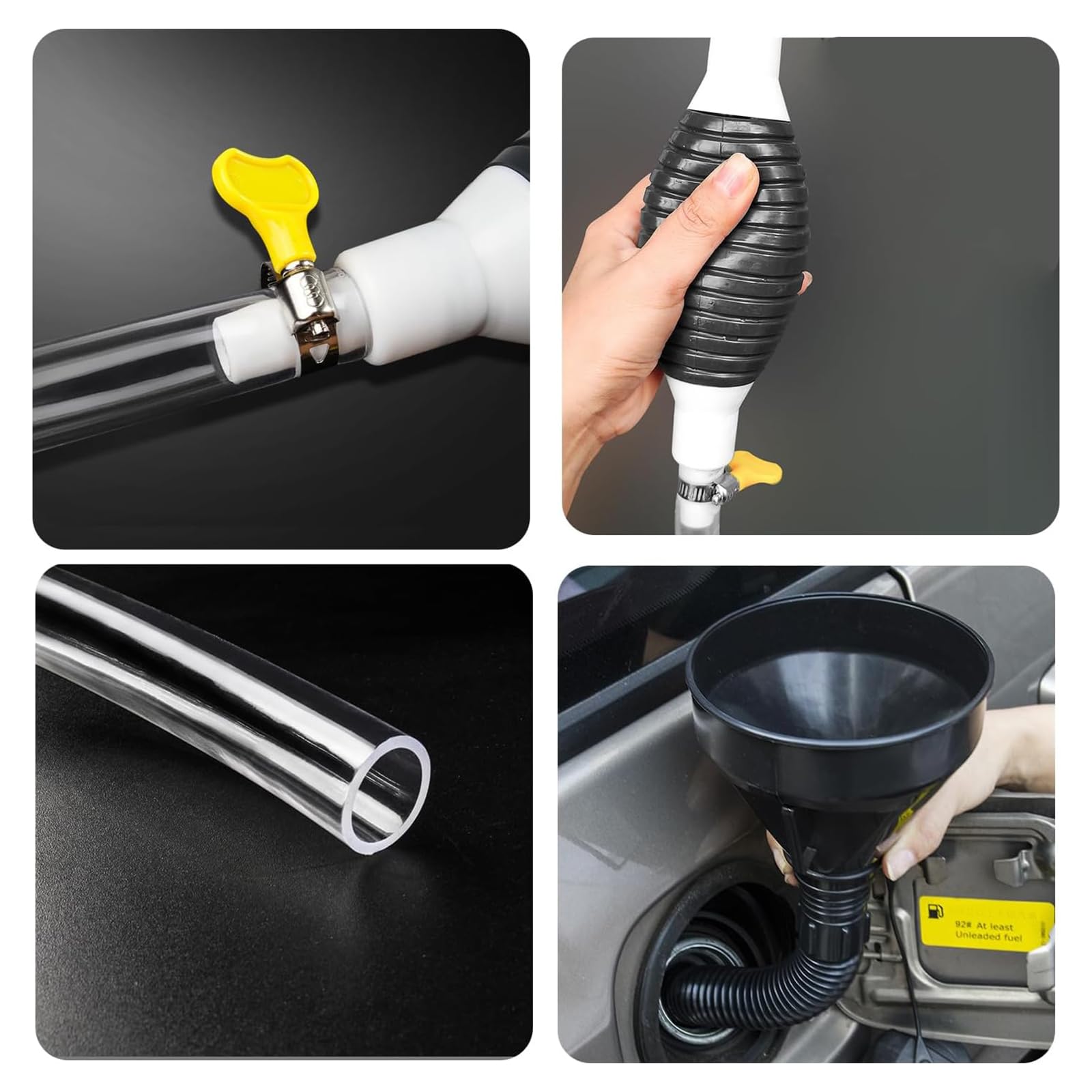 Bomba de mano de 1,5 metros de gasolina, bomba de transferencia de combustible, bomba de mano, bomba de agua, bomba de gasolina, para bidón, bomba de agua, bomba de manguera para combustibles,