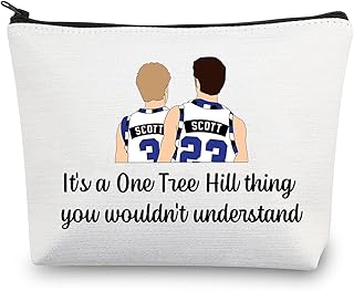 MEIKIUP One Tree H Fans Makeup Bag One Tree H TV Show Inspired Gift Nathan Lucas Scott Brothers Gift (CA-OTH Bag)
