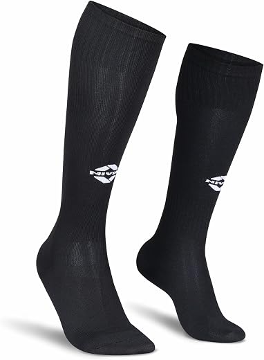 Nivia Plain Encounter Football Stockings, Micro Yarn Knee Length Stockings, for Men &amp; Women, Football Stockings, Soccer St...