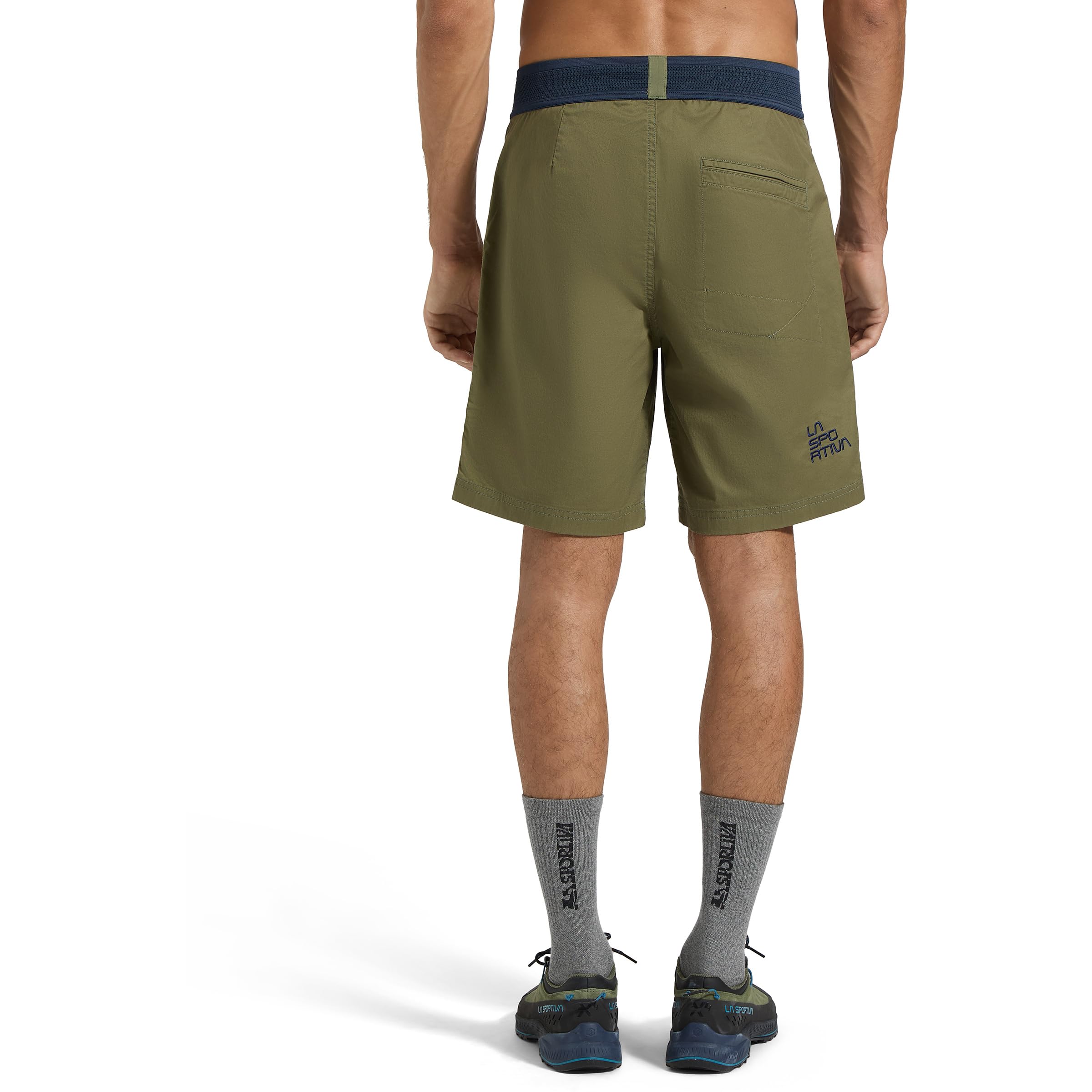 LA SPORTIVA Uomo Roots Pantaloncini, Cypress-Night Sky, S