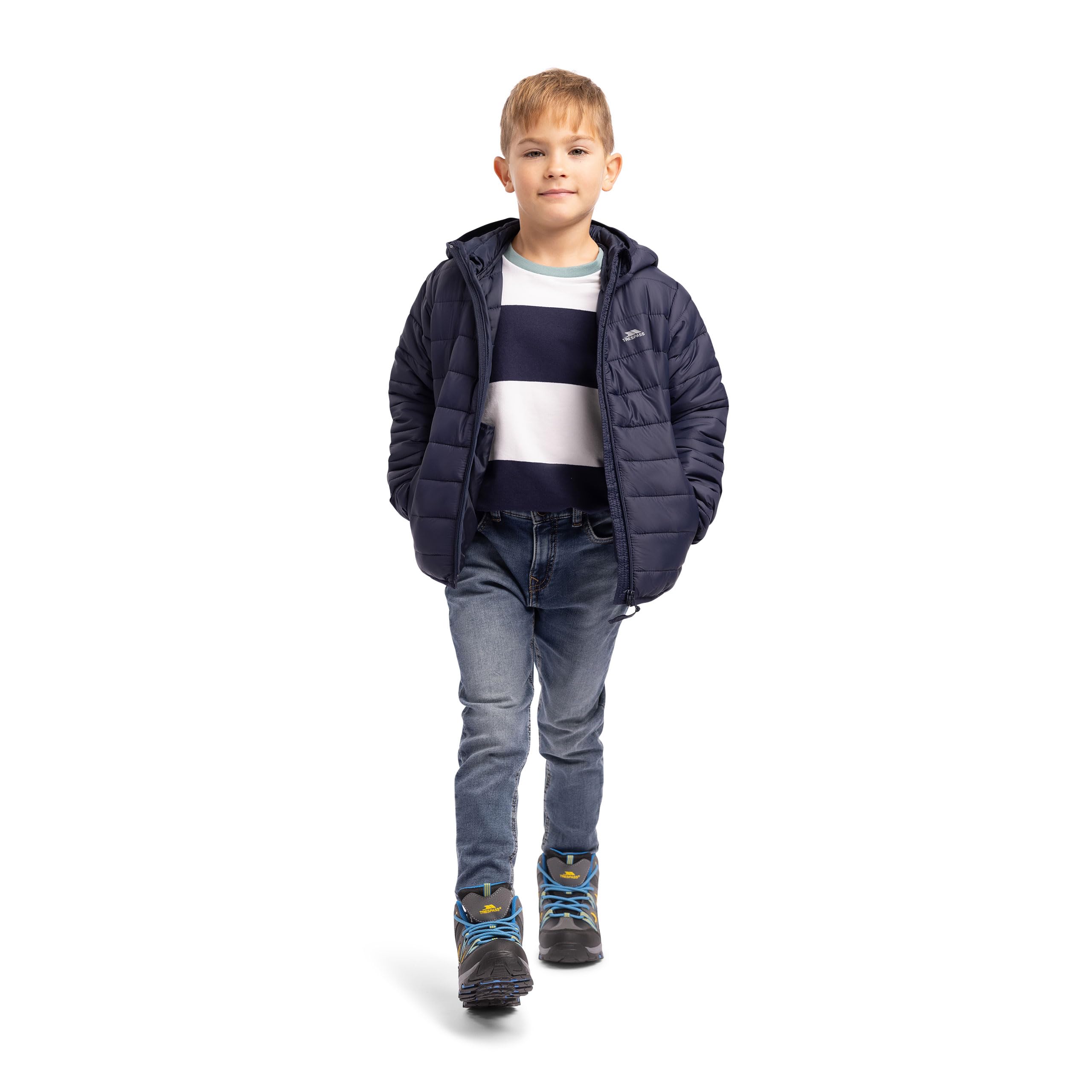 Trespass Boys Navy Kids' Padded Jacket Kelmarsh