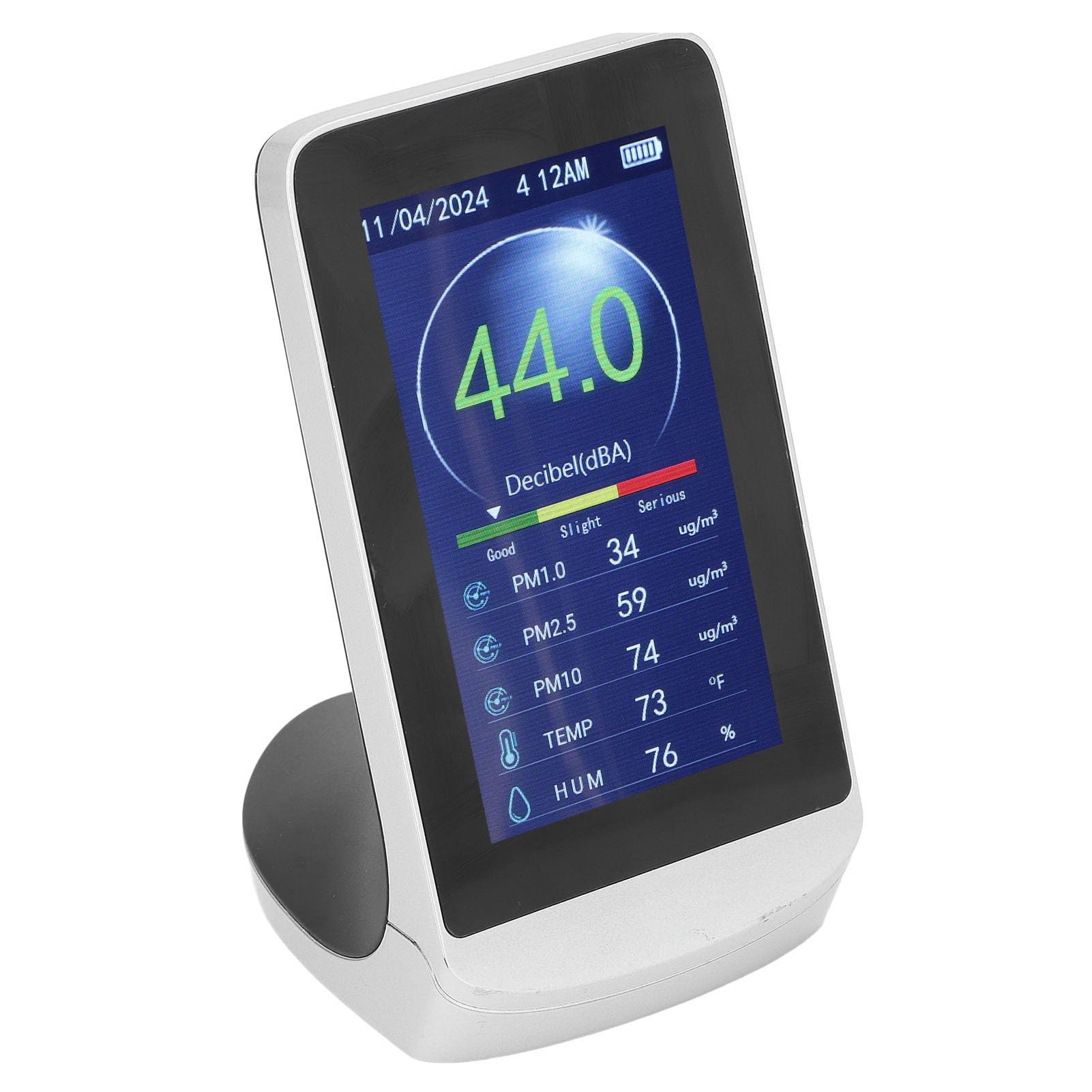 Generic Decibel Meter 30?130db, Smart Sensor Decibel Meter HD LCD Screen High Accuracy 6 in 1 Multifunctional for Home