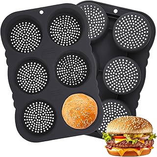 Silicone Hamburger Bun Baking Pan