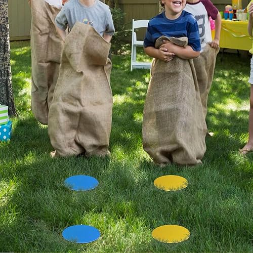 Miniatura 6 de Marcadores de punto Emhumn de 4 pulgadas y 9 pulgadas de polietileno para puntos de agilidad para entrenamiento en gimnasioeducación física, baile,