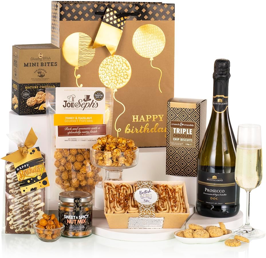 Virginia Hayward Prosecco Hamper Birthday Bag - Celebrate with a Mini ...