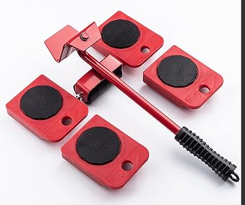 Large Furniture Mover Tool Set, 5 Pcs Appliance Lifter and Mover for Lifting and Moving Less Than 220 Pounds M