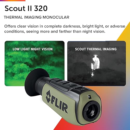 Miniatura 21 de FLIR Scout TKx Monocular compacto de imágenes infrarrojas/térmicas para ver la vida silvestre, caza y exteriores