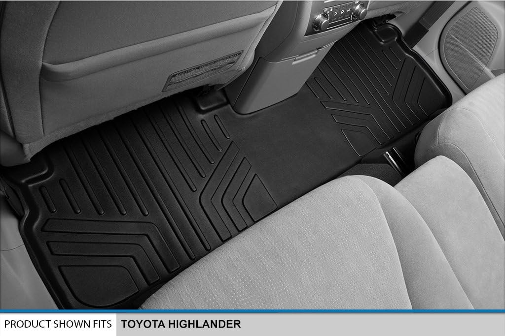 MAXLINER Floor Mats 2 Row Liner Set for 2008-2013 Toyota Highlander - Image 4