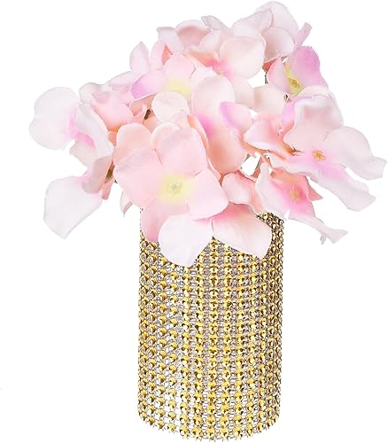 Miniatura 6 de eBoot Cinta de diamantes rhinestone de 4 filas y 10 yardas para tortas de boda, decoraciones de cumpleaños, Baby Shower y proyectos de arte y