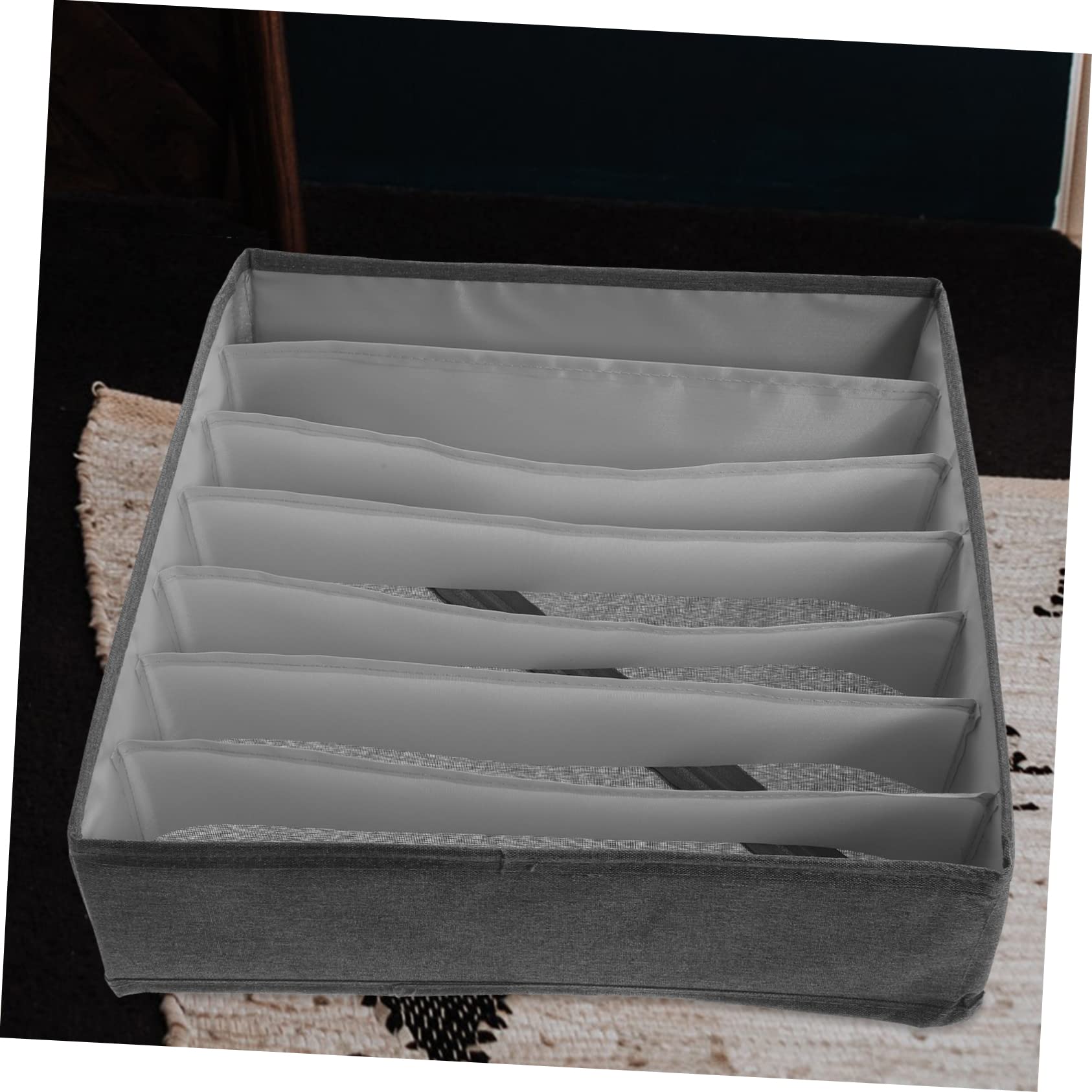 Alipis Scatola Portaoggetti Per Biancheria Intima A 7 Scomparti Riutilizzabile E Organizer Per Cassetti Per Calzini E Reggiseni