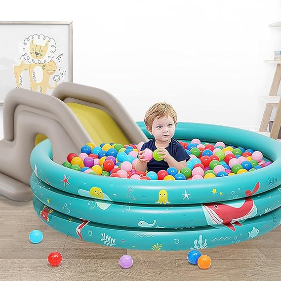Pool Slide, Water Slide, Inflatable Slide, Inflatable Toy, Fall Prevention, Swimming Toy, Convenient Installation, Slippery, Suitable for Indoor/Outdoor/Beach/Pool/Garden/Backyard/Summer Water Parties, Lawn Play, Parent-child Activities, Heat Protection, Foot Pump Included