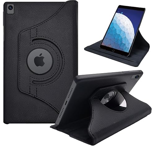 CEDO iPad Pro (1st Gen) / Air 3 (3rd Gen) 10.5 inch Flip Cover | Leather Finish | 360 Degree Rotate Back Cover | Shockproof Back Cover Case for iPad Pro 1st Gen 10.5 in/iPad Air 3 (Black)
