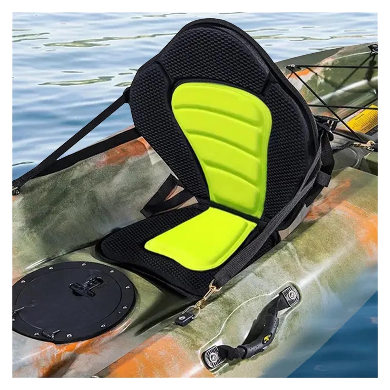 Kajak-Paddle-Board-Sitz, Verstellbarer Steh-Rückensitz mit Aufbewahrungstasche, Rutschfester Rückenlehnensitz for Ruderboote, Angeln, Kanufahren für Kajak, Kanu
