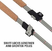 Vista 8 de Terrain Alpha Vertex Carbon - Bastones de trekking, bastones para caminar y senderismo, Canyon Sunset