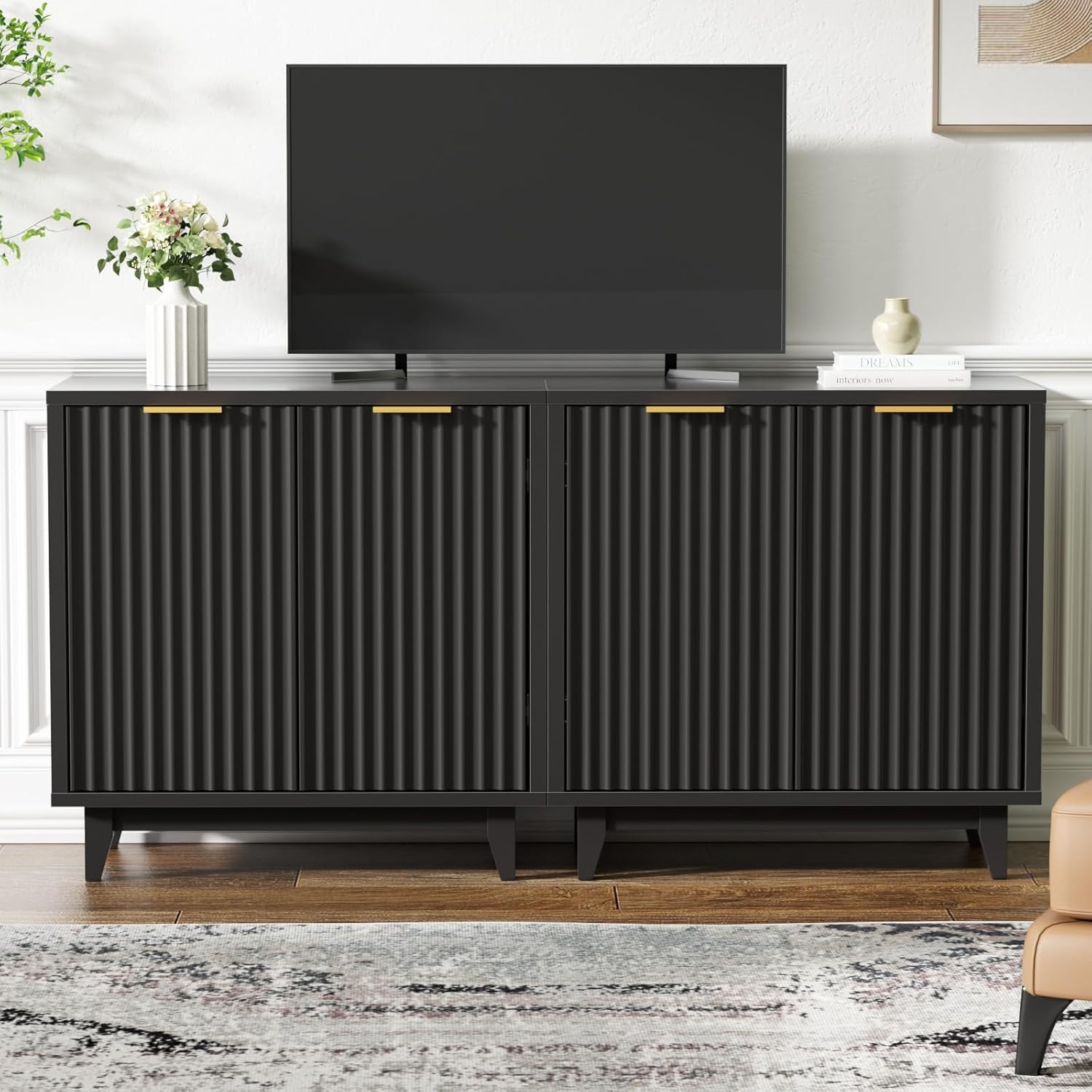 Image showing large space and adjustable shelves inside the cabinet