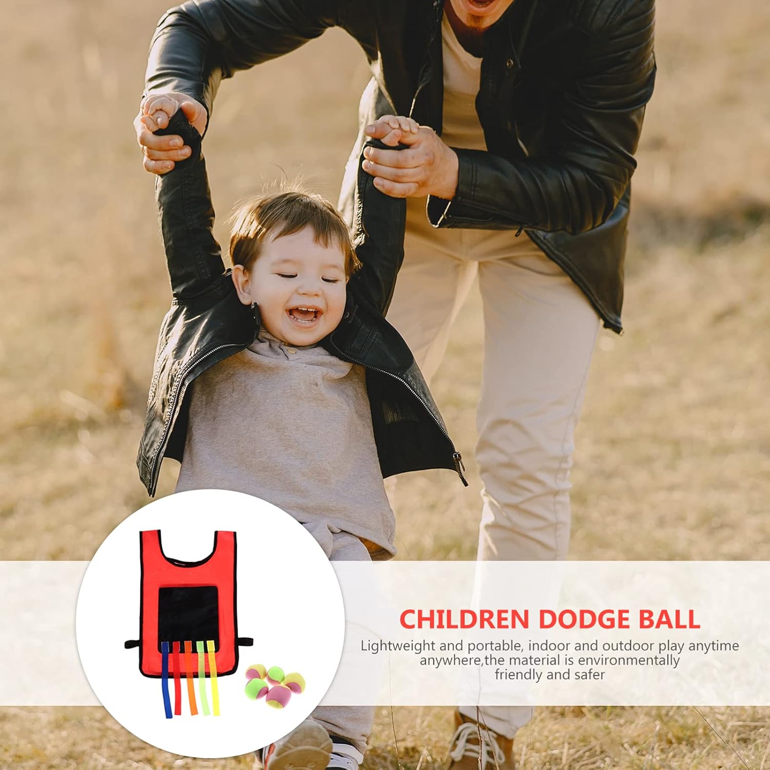 BESTOYARD 1 Set Dodgeball Tag Game Sticky Vests Set Throwing Target Game for Kids and Adults Outdoor Sports Catch Toss Soft Toy Balls Red : Sports & Outdoors