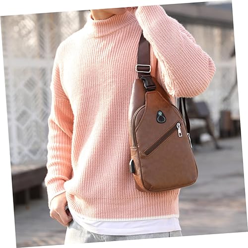 Miniatura 4 de SHERCHPRY 3 piezas de bolsas para hombres Cruzadas - Bolsa cruzada para hombres, bolsa cruzada para hombres, bolsas de mensajero para hombres,