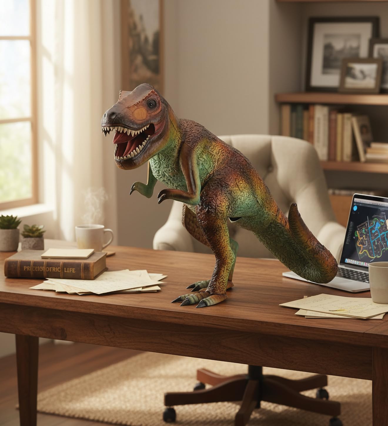 Regal Art & Gift Dinosaur Metal Statue – Indoor Outdoor Decorative Sculpture for Home & Garden Décor, Weather-Resistant Yard Art Figure for Patio, Lawn, Tyrannosaurus