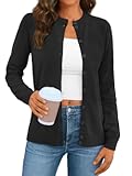 Women&apos;s Fall Cardigan Sweaters 2025 Lightweight Oufits Clothes Fashion Trendy Long Sleeve Tops Casual Jackets