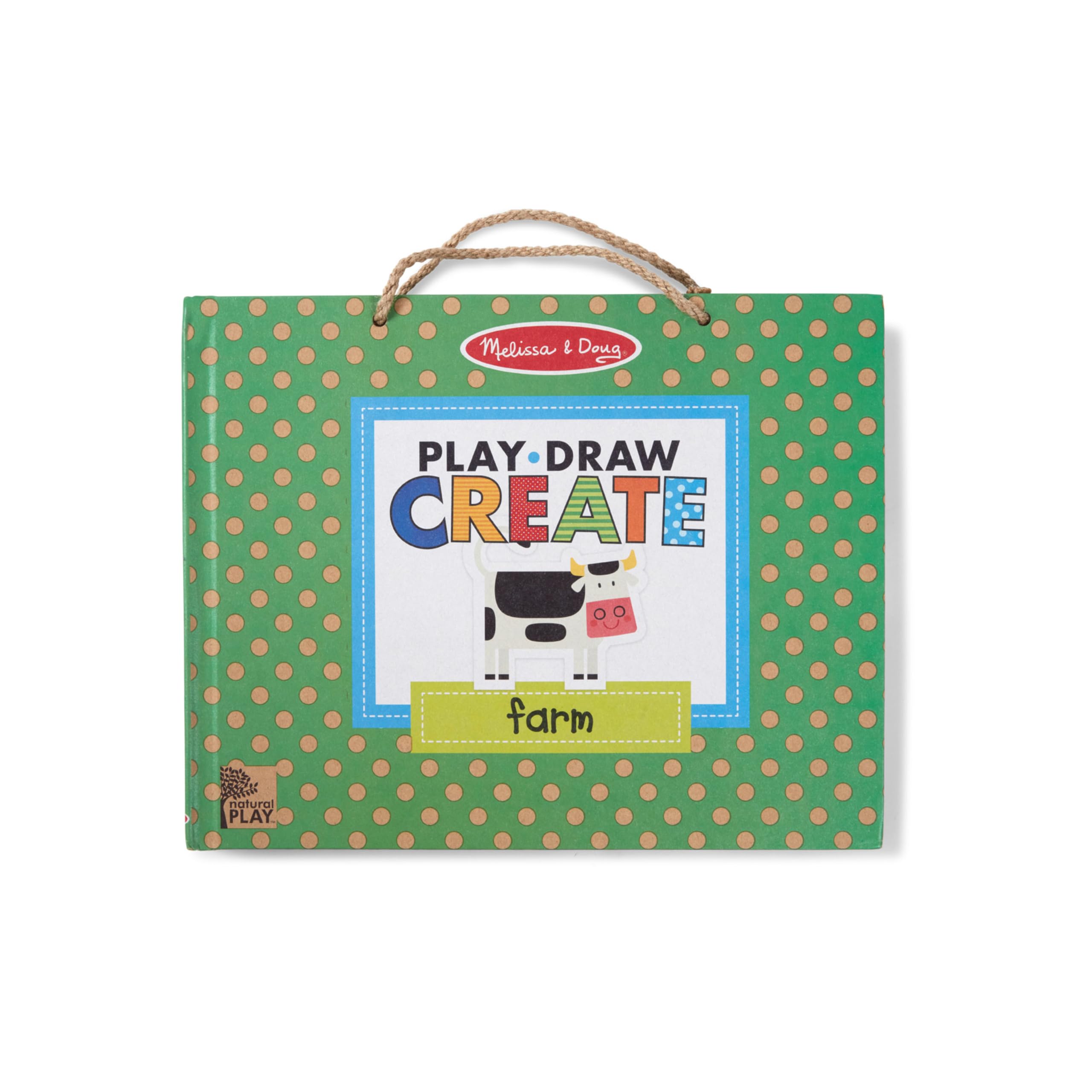 Melissa & Doug Reusable Drawing and Magnet Kit – Farm, Activity Books, 3+, Gift for Boy or Girl