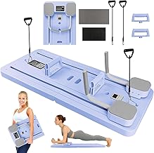 Abdominal Trainer for Women with Resistance Bands | Foldable Core Workout & Plank Exercise Machine for Home Fitness, Abs Toning & Strength Training Equipment