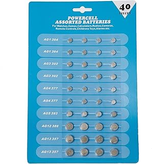 Leimezsty Button Cell Batteries Coin Cell Batteries Dependable Power Source for Watches Game Devices Cameras Power Supply Game Console Battery