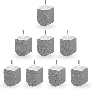 Pumice Stone Refill Heads for Toilet Bowl Cleaner, Hard Water Ring Stain Remover for Bathroom, Bathtub, Pool, Kitchen Sink Cleaning, 8 Pack (gray)