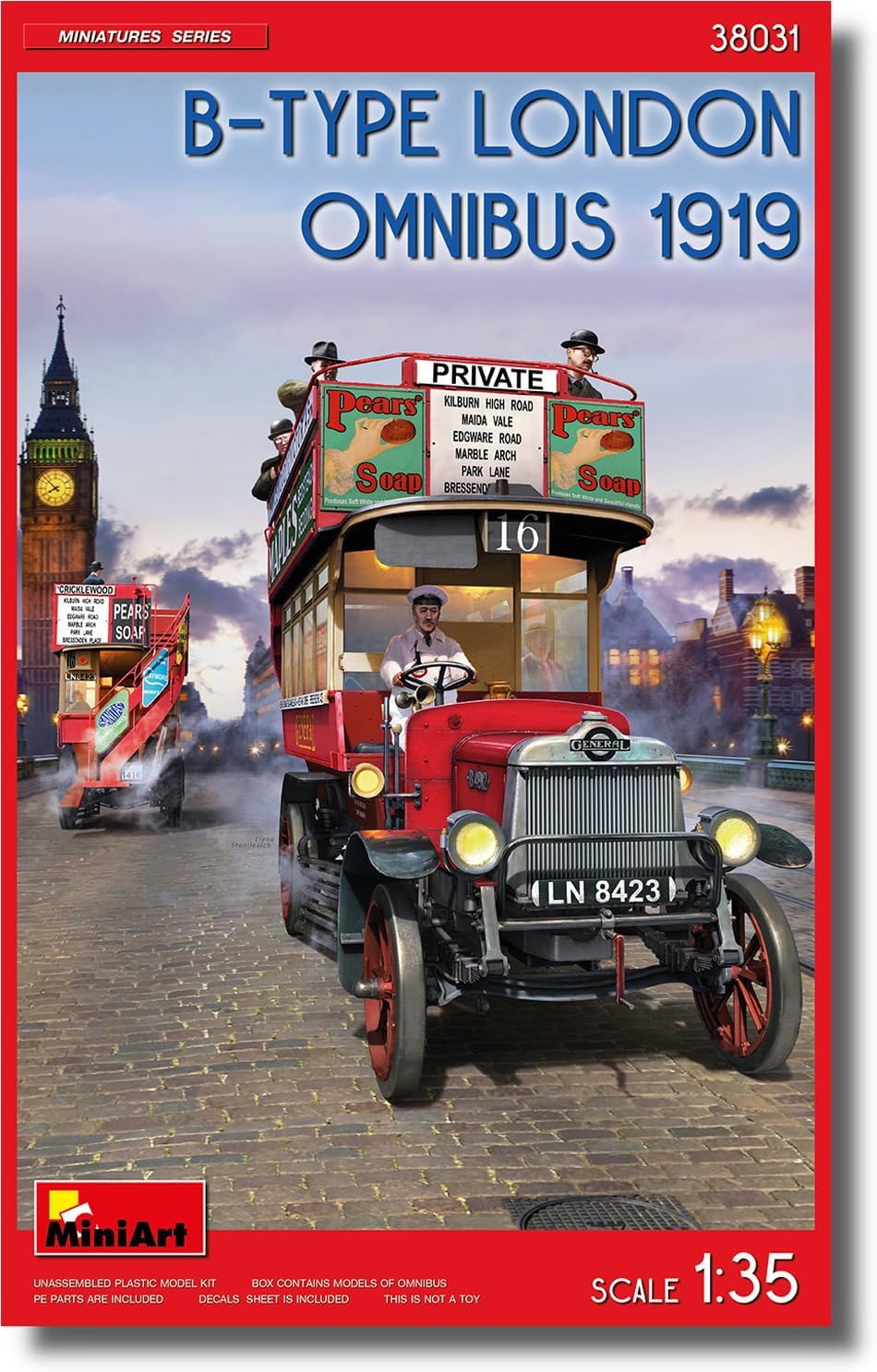 Miniart 1:35 - B-Type London Omnibus (1919)