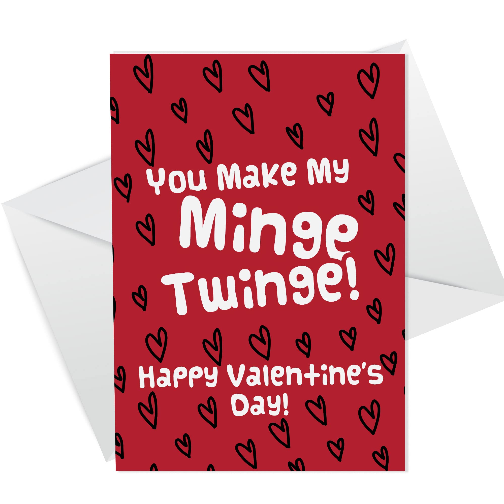 RED OCEAN Funny Rude Valentines Day Card For Him Boyfriend Husband Cheeky Humour Card