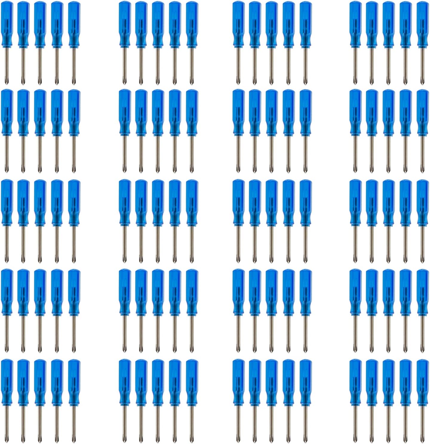 100pcs 45mm x 2mm 2.0mm Mini Size Phillips Cross Screwdrivers Cellphone HDD Laptop Camera Watches Repair Tool