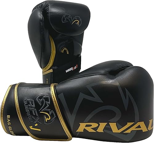 Miniatura 9 de Guantes de boxeo RIVAL RFX-Guerrero-V para bolsa de entrenamiento, con relleno de espuma multicapa (HDEF), cuero premium, sistema Wrist Lock 2