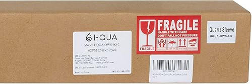 Miniatura 4 de HQUA-OWS-12Q - Funda de cuarzo para purificador de agua de 12 GPM, 1 paquete
