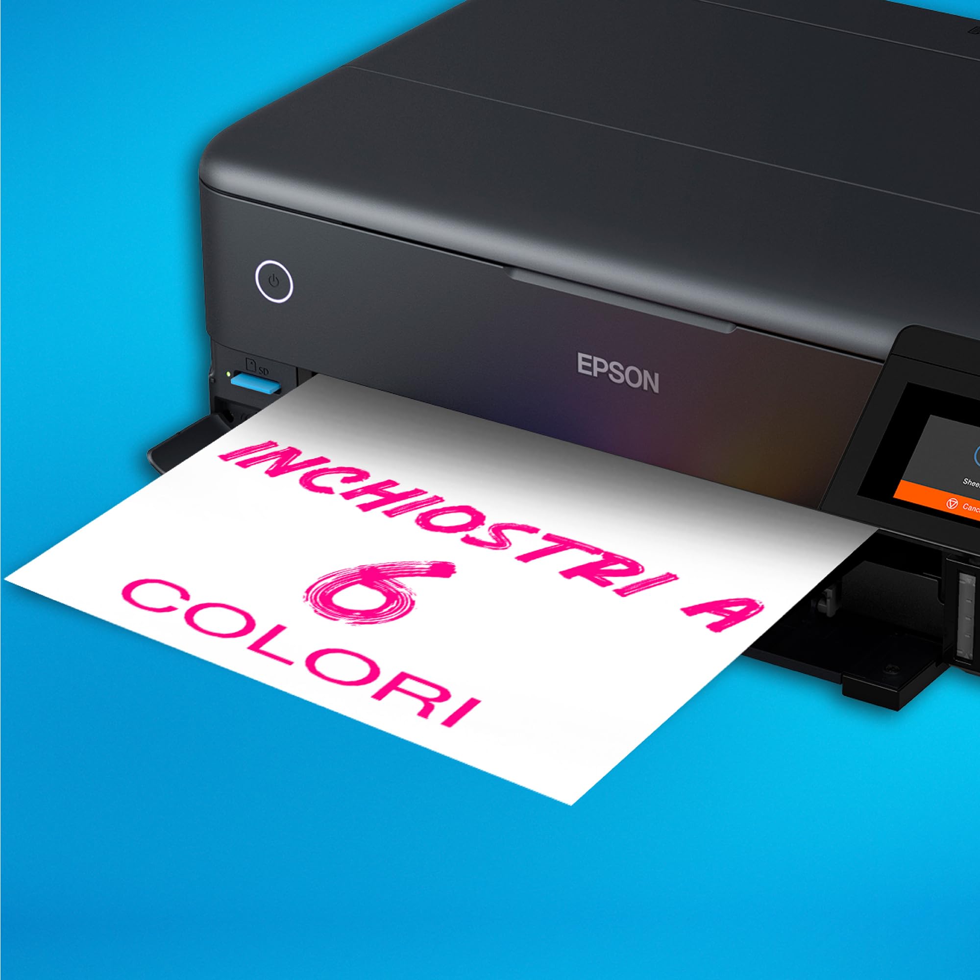 Epson EcoTank ET-8550 Stampante a Serbatoi 6 Colori Wi-Fi A3+ Fotografica Touch-screen 10.9 cm