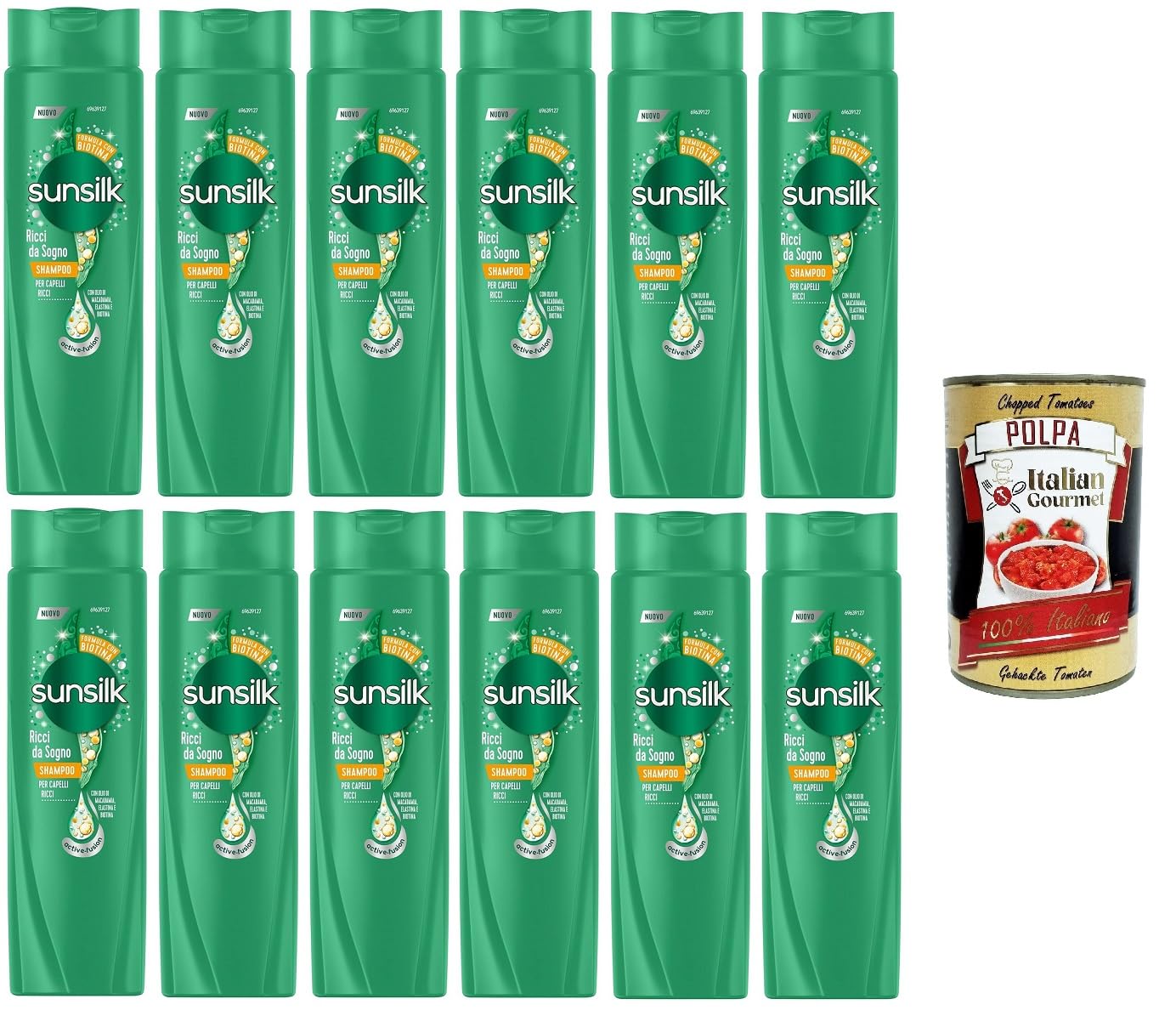 Italian Gourmet Dream Curl Shampoo Capelli Ricci Curl Care 12 x 250 ml