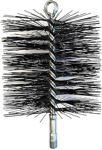 Midwest Hearth Cepillo de limpieza de chimenea de alambre (redondo de 7 pulgadas)