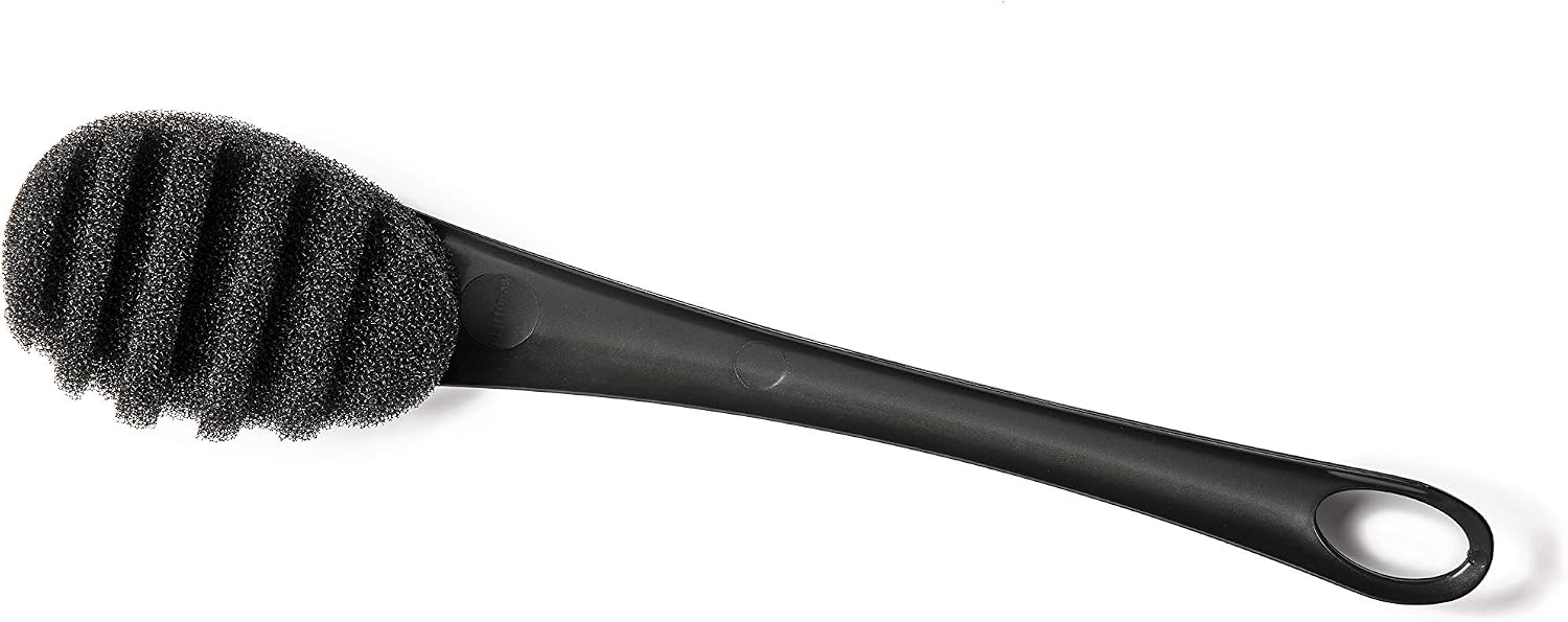 martini SPA - To.Go Body Brush with Massage Sponge, Black, 90g, 1 Unit, 140 g (Confezione da 1) - Image 3