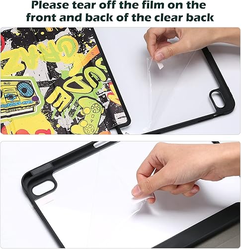 Vista 122 de ProCase Funda para iPad (A16) de 11ª generación de 11 pulgadas 2025/10ª generación de 10.9 pulgadas 2022 con soporte para lápices, funda híbrida Azul