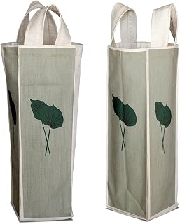 Bonamaison Stampato Digitale Borsa per vino, Borsa Porta Vino in 50% Cotone - 50%...